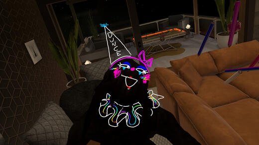 ace's gf and i drew on him